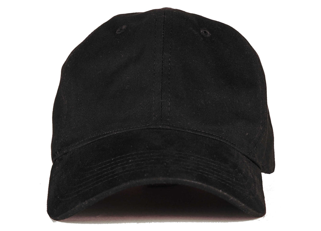 Black Plain Hats